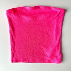 Neon Pink American Eagle Tube Top
